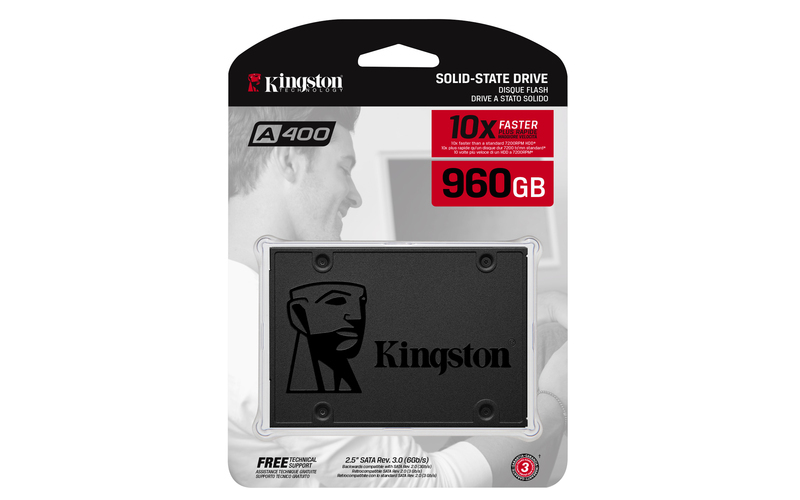 Kingston SSD A400 960GBup to 500MB/s Read and 450MB/s Write